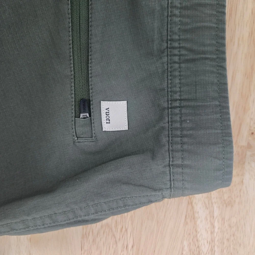 Vuori Performance Pants‎ Olive Green Cargo Drawstring Waist Men's M